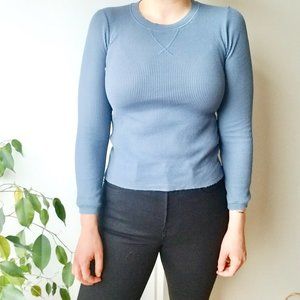 Everlane Women's Long Sleeve Waffle Tee XS